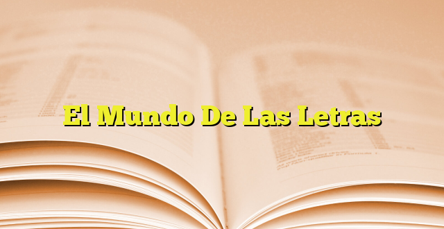 El Mundo De Las Letras | Imagenes Graficos